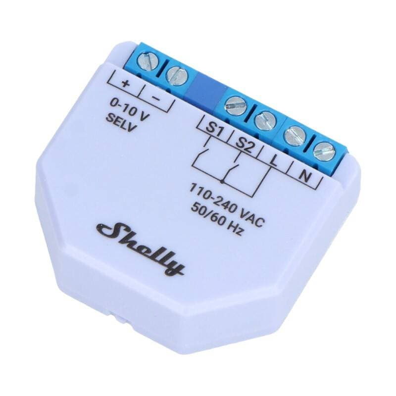 Shelly Plus WiFi 0-10V zatemnilnik svetlobe 3