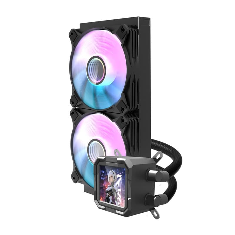 Darkflash DV240S vodno hlajenje za CPU (črno) 2