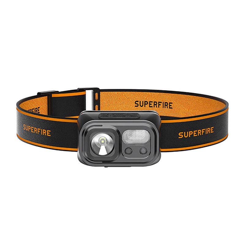 Superfire HL23-S naglavna svetilka, 350lm, USB-C