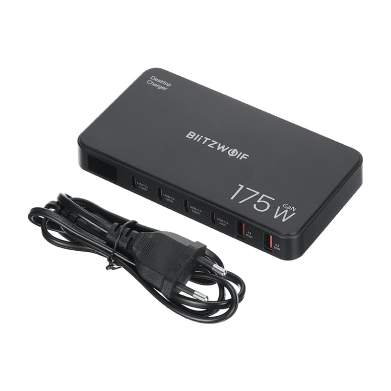 Polnilna postaja Blitzwolf BW-S30, 6v1 (4xUSB-C + 2xUSB) 2