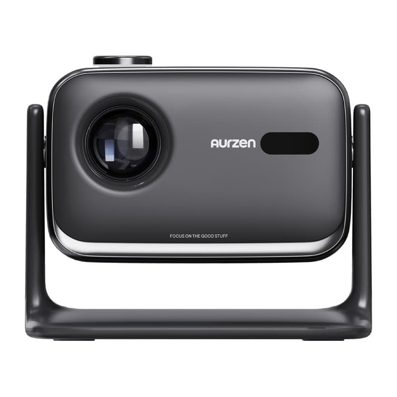 Aurzen Boom Mini črni projektor, Full HD, Google TV