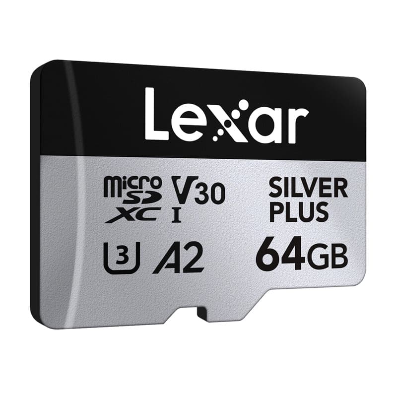 Lexar High-Performance Silver Plus microSDXC 64GB + adapter 3