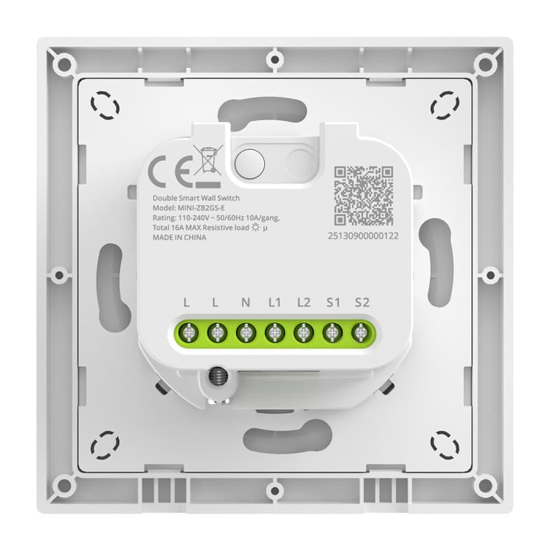 Sonoff MINI-ZB2GS-E ZigBee dvokanalni stenski stikalo 3