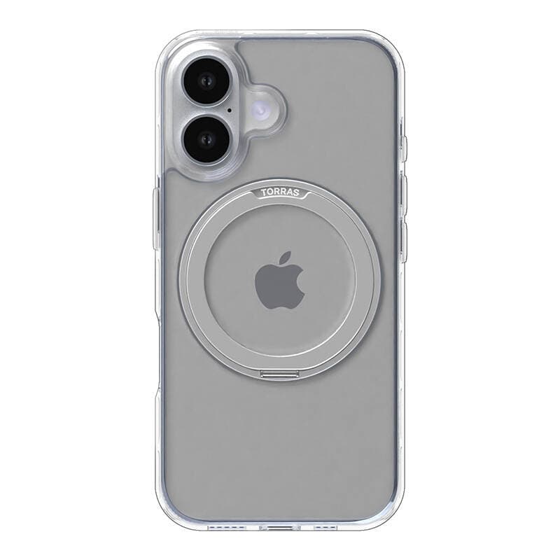 Torras Ostand Pro etui za iPhone 16 Plus (prozoren)