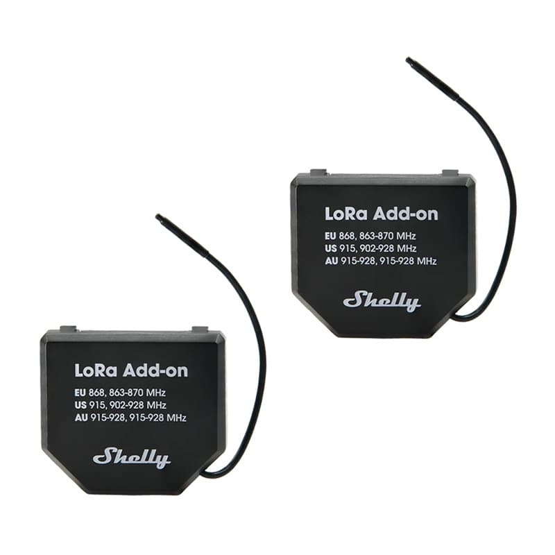 Shelly LoRa Add-on releji (EU868), komplet 2 kos