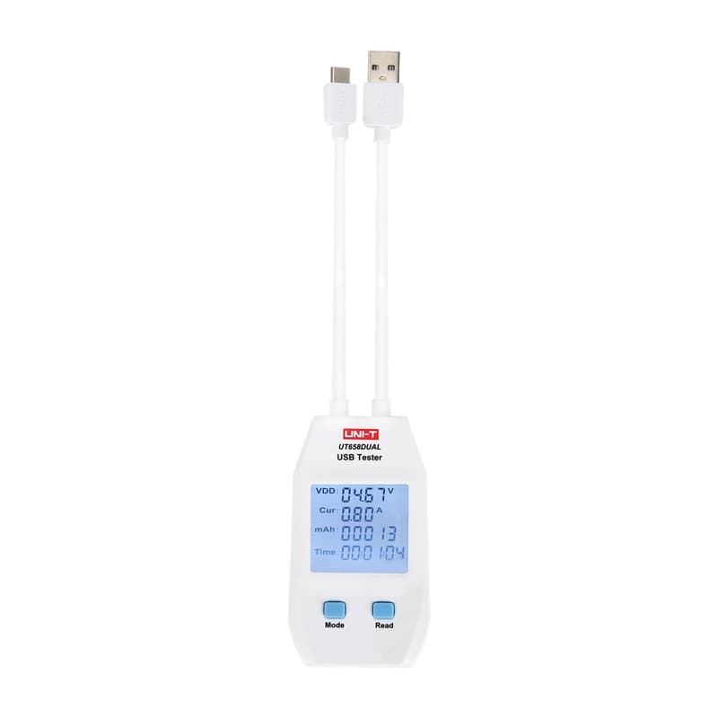 UNI-T UT682DUAL USB tester za polnilce in kable