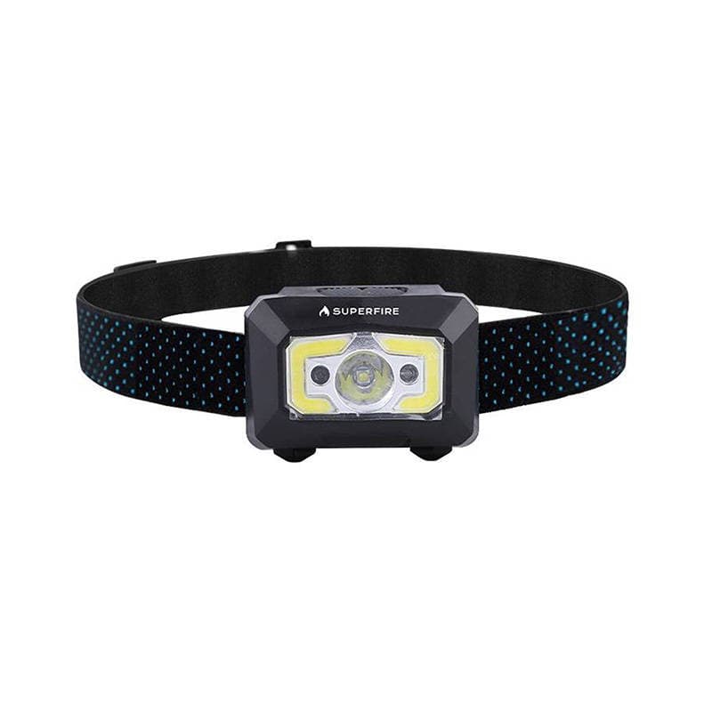 Naglavna svetilka Superfire X30, 340 lm, USB, 5 načinov