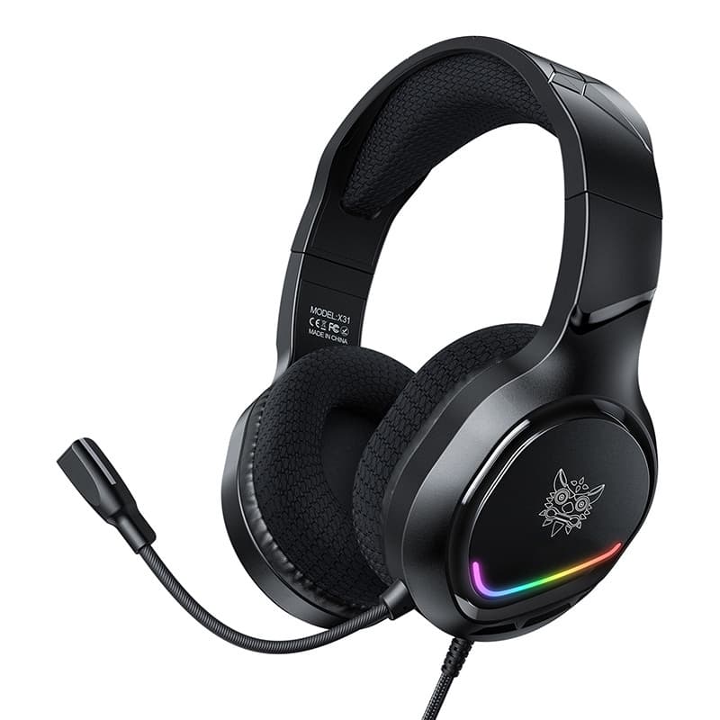 ONIKUMA X31 žične gejmerske slušalice z RGB