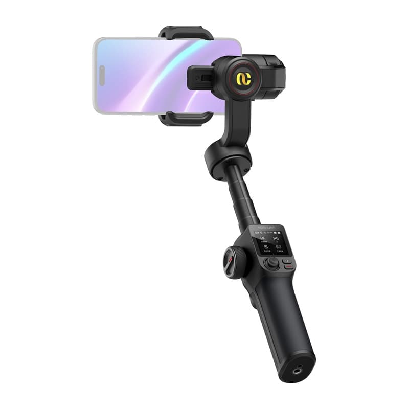 AOCHUAN S3 Gimbal z dodatnim zaslonom (črn)