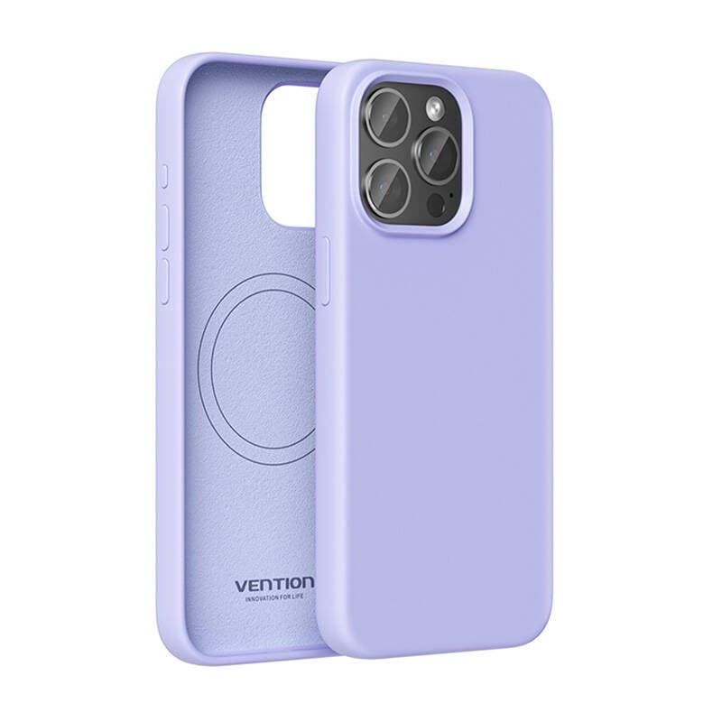 Vention KUFV0-40 silikonski ovitek za iPhone 15 Pro Max (vijolična) 2