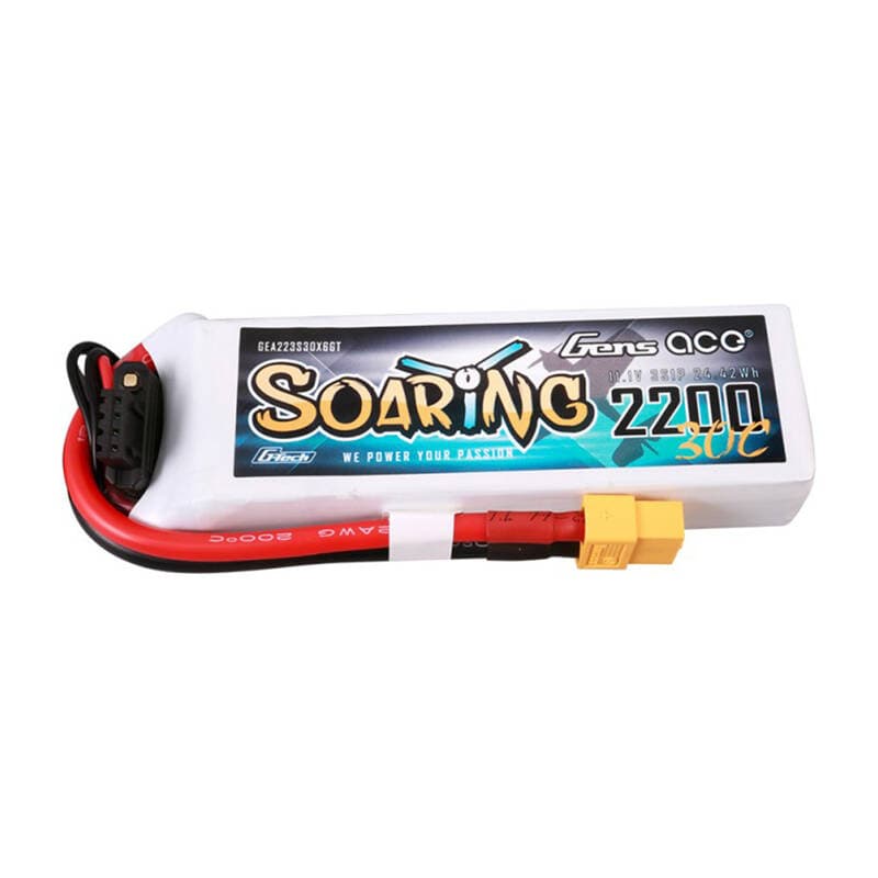 Gens ace G-Tech Soaring Lipo Baterija 2200mAh 11.1V 30C 3S1P 3