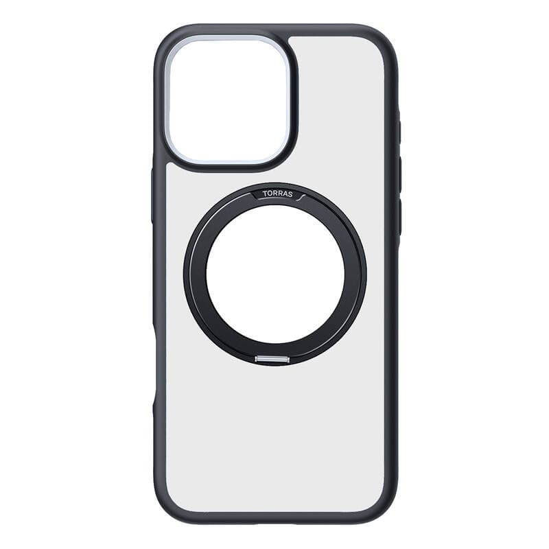 Torras Ostand R Fusion etui za iPhone 16 Pro (črn) 2