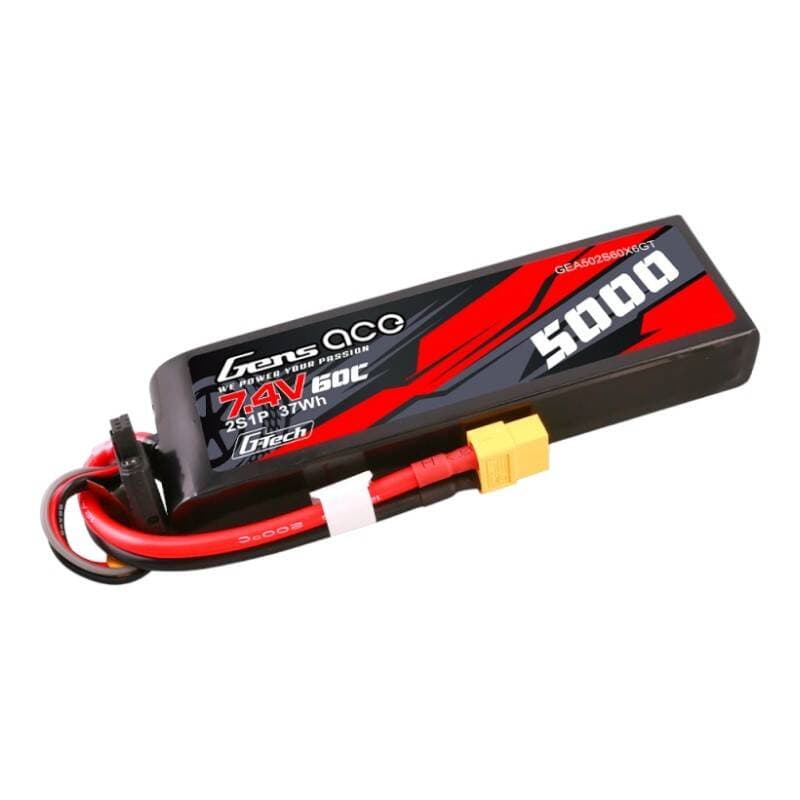 Gens ace G-Tech 5000mAh 7.4V 60C 2S Lipo baterija (XT60) 2