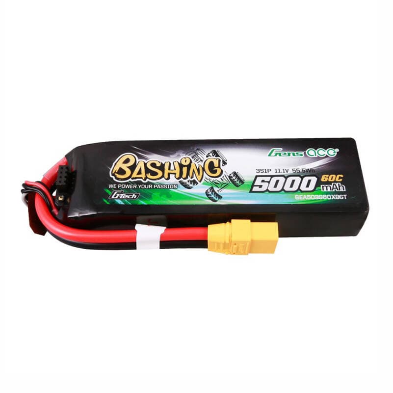 GensAce LiPo baterija 5000mAh 11.1V 60C s XT90 konektorjem