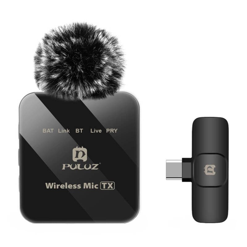 Brezžični ovratni mikrofon PULUZ PU648B (USB-C)