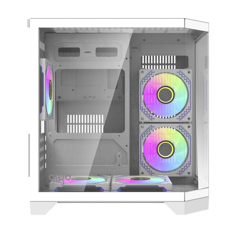 Računalniško ohišje darkFlash FT350 (belo) + 5 aRGB ventilatorjev 2
