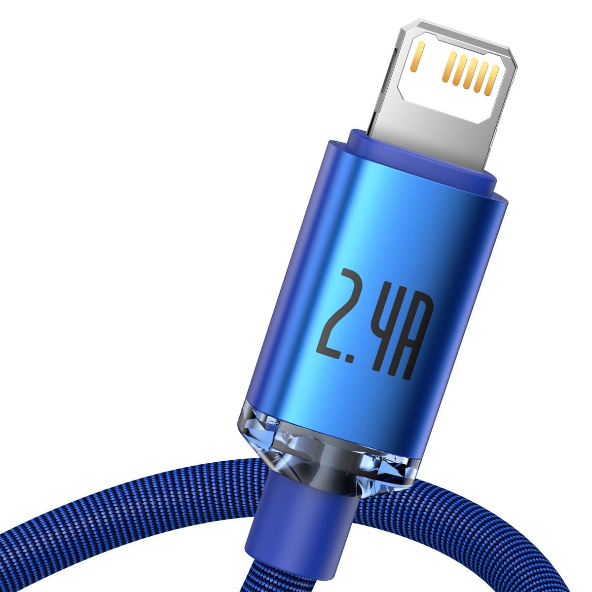 Baseus Crystal Shine kabel USB na Lightning, 2,4A, 1,2m (modra) 4