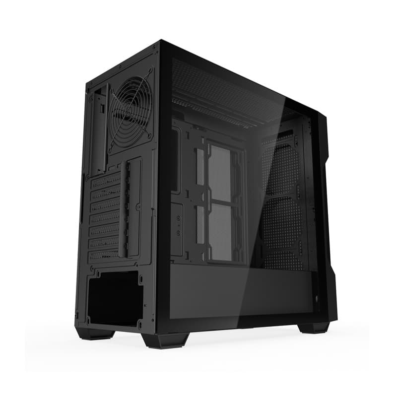 Darkflash DS900 Mesh računalniško ohišje brez ventilatorjev (Črna) 3