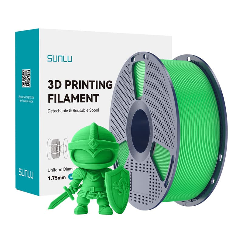 Sunlu PLA+ filament (zelena)