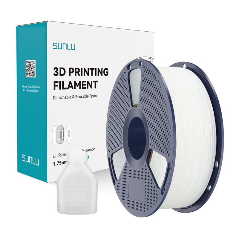 Sunlu PP filament, 1.75 mm, Naravna bela