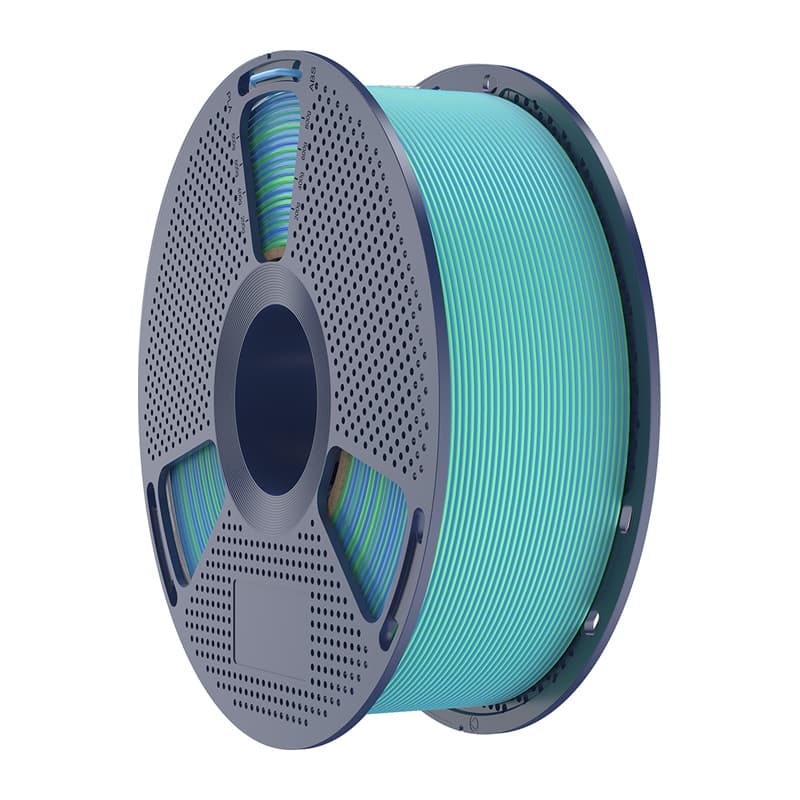 Sunlu PLA+ Silk Dvobarvni Filamenti (modro-zelena) 4