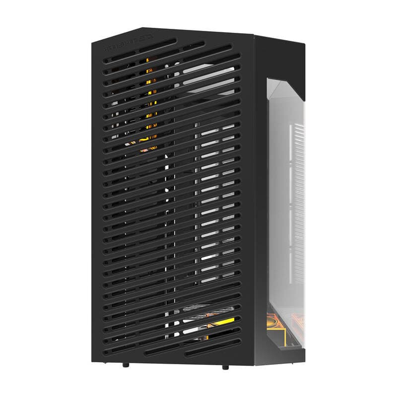 Računalniško ohišje Darkflash DY470 (črno) + 4 ventilatorji 5