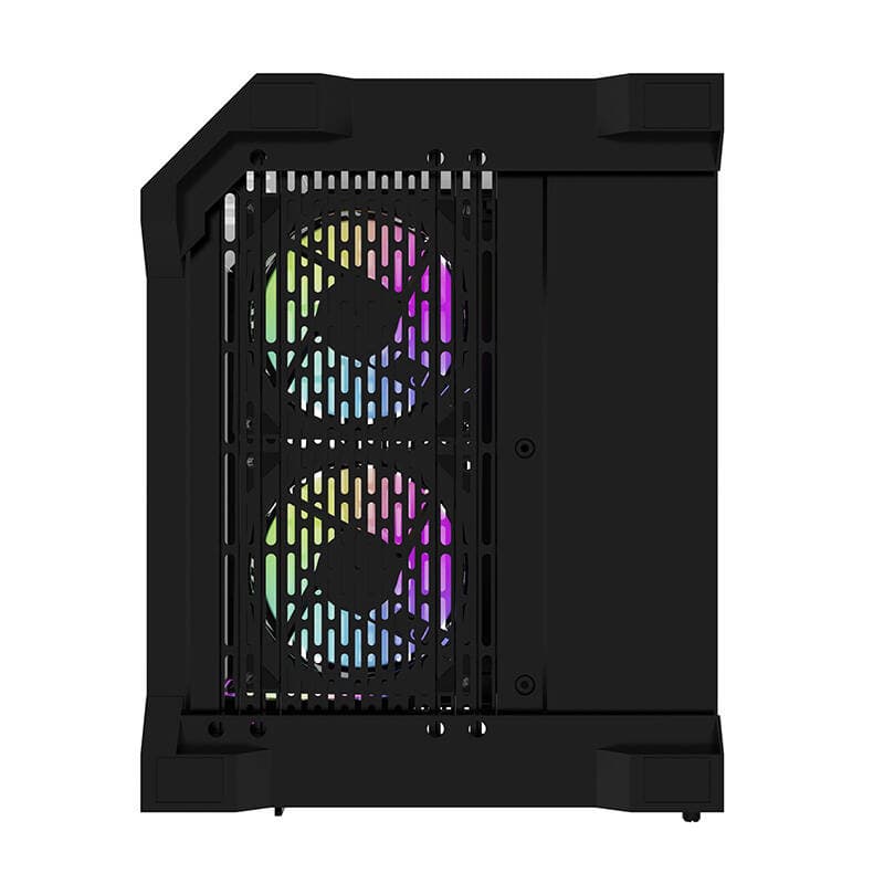 Računalniško ohišje darkFlash FT350 (črno) + 5 aRGB ventilatorjev 4