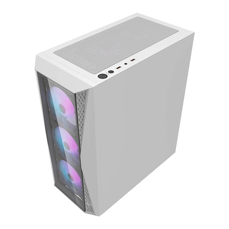 Računalniško ohišje Darkflash DK352 Plus (črno-belo) + 4 ARGB ventilatorji 7