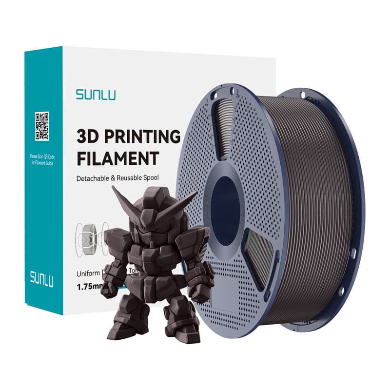 Sunlu PLA+ 2.0 filament, pražena kostanjeva, 1.75 mm