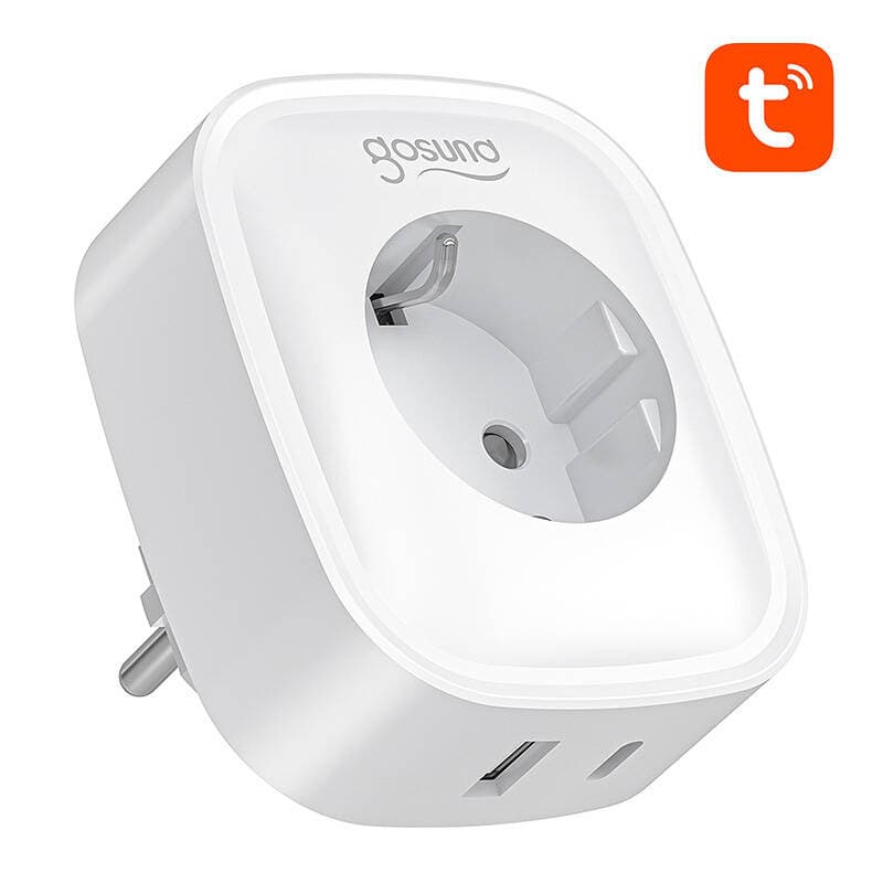 Pametna vtičnica Gosund SP6, 16A, USB-C 20W, WiFi/Bluetooth 2