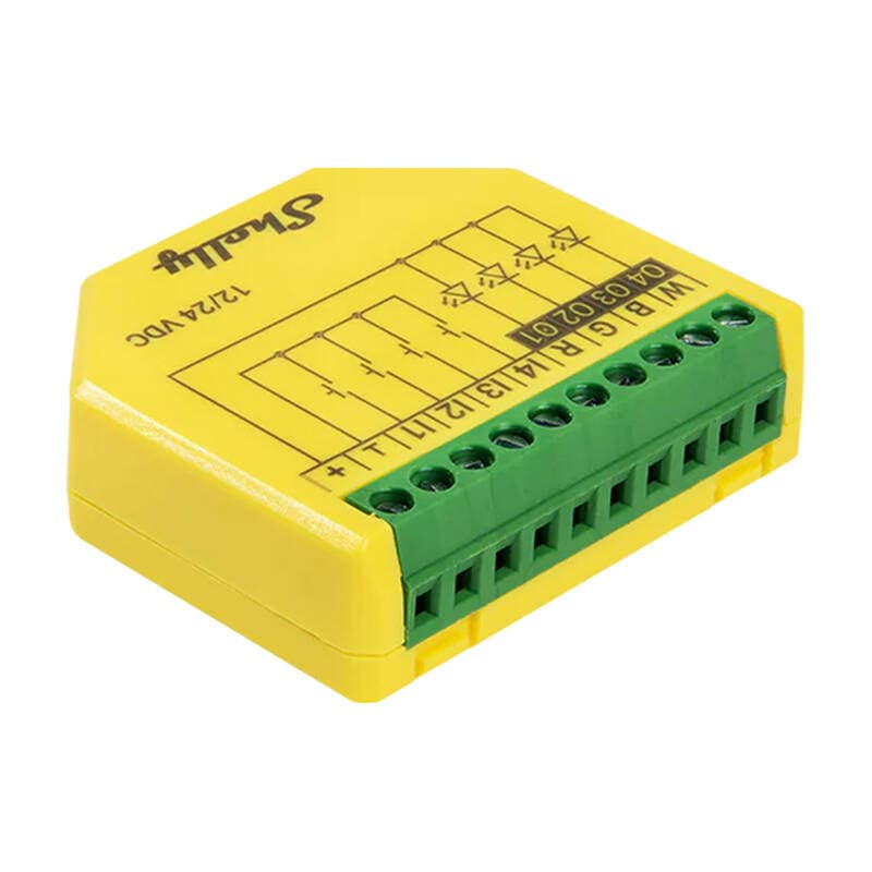 Shelly Plus RGBW PM pametni krmilnik LED trakov, WiFi/Bluetooth