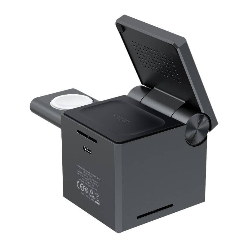 Indukcijski Polnilnik 3v1 Choetech T632-F 15W (Črn) 3