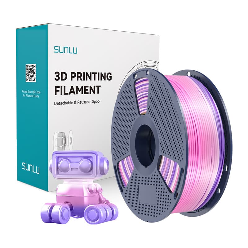 Sunlu PLA+ Silk (Rainbow) 03 filament