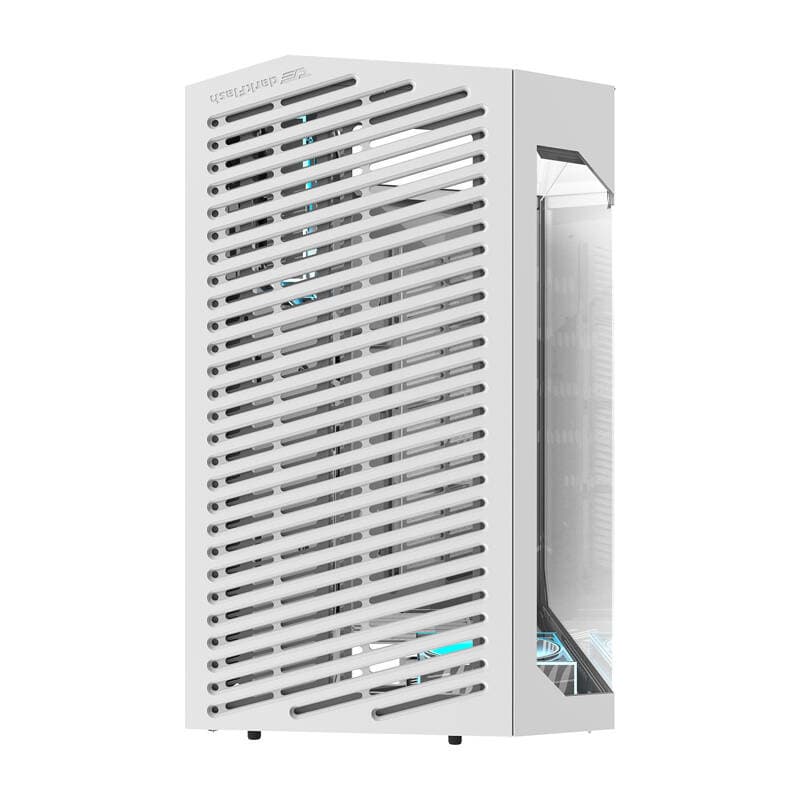 Računalniško ohišje Darkflash DY470 (belo) + 4 ventilatorji 5