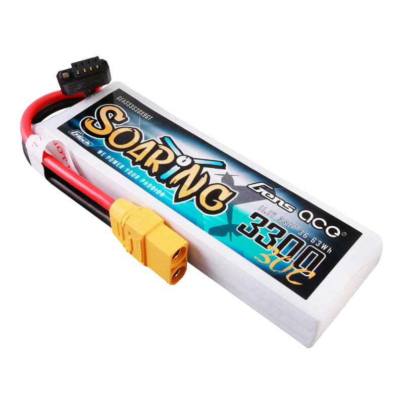 Gens ace G-Tech Soaring Lipo baterija 3300mAh, 11.1V, 30C z XT90 2