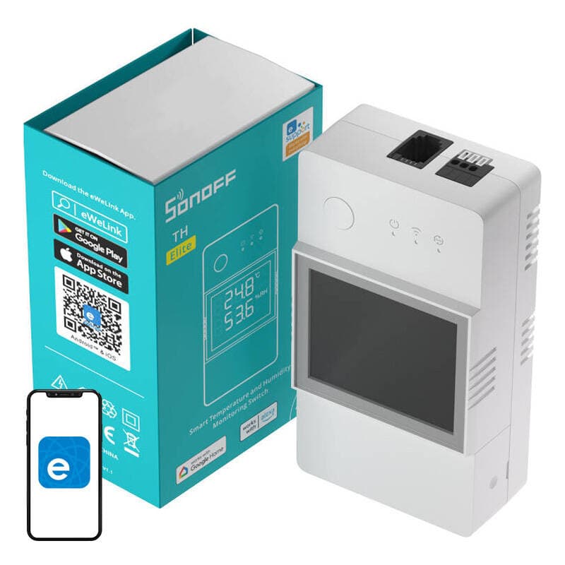 Pametni WiFi stikalni termostat Sonoff THR316D TH Elite