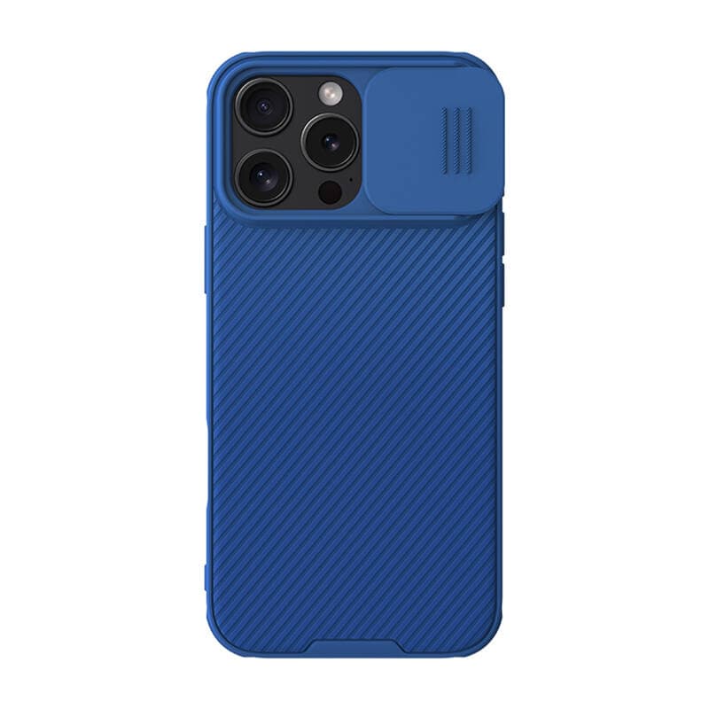 Ovitek Nillkin CamShield Pro za iPhone 16 Pro Max (modri)
