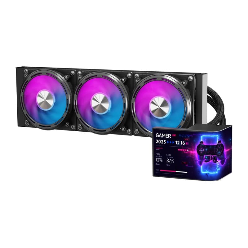 DarkFlash UV360 CPU hladilnik (črn) 2