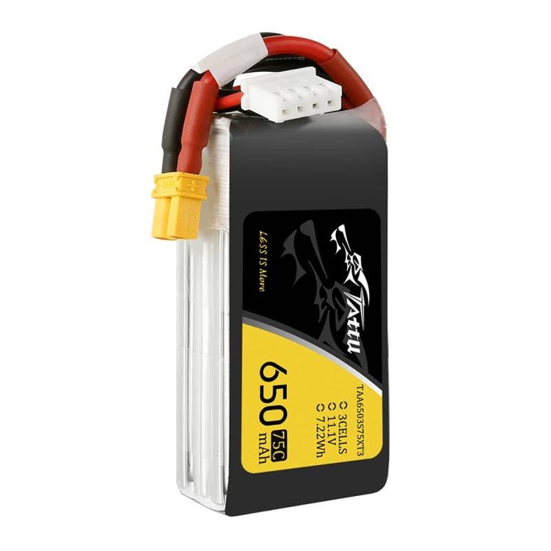Tattu baterija 650mAh 11.1V 75C 3S1P XT30 4