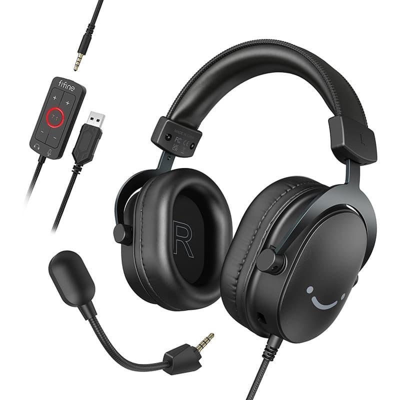 Fifine H9 gaming slušalke (črne)