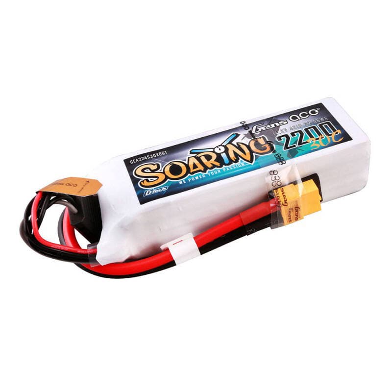 Lipo Akumulator Gens ace G-Tech Soaring 2200mAh 14.8V 30C 4S1P s XT60 4
