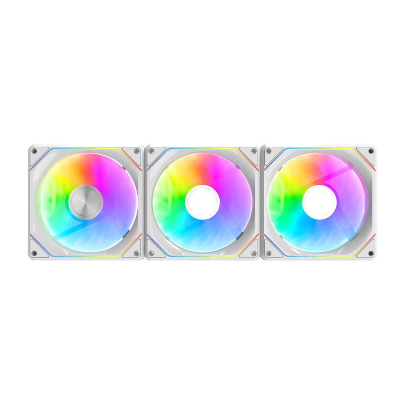 Računalniški ventilatorji Darkflash Gauss G24 3-v-1 (bel)