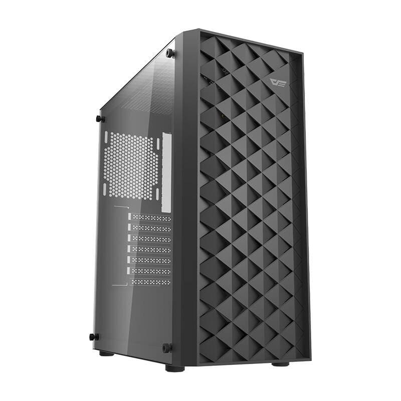 Računalniško ohišje Darkflash DK351 (črno) + 4 RGB ventilatorji 2