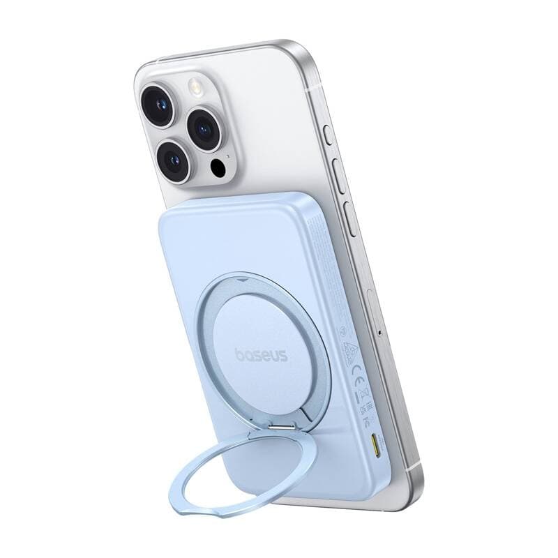 Baseus PicoGo Qi2 powerbank 5000mAh 20W z oporo (modra) 3