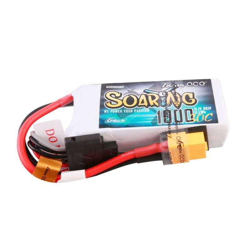 Gens ace G-Tech Soaring Lipo Baterija 1000mAh 11.1V 30C 3S1P 2