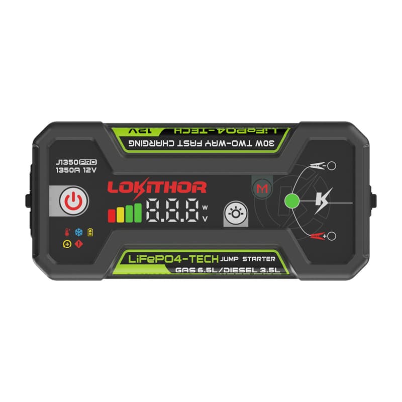LOKITHOR J1350 Pro 25.6Wh avtomobilski zaganjalnik (jump starter) 2