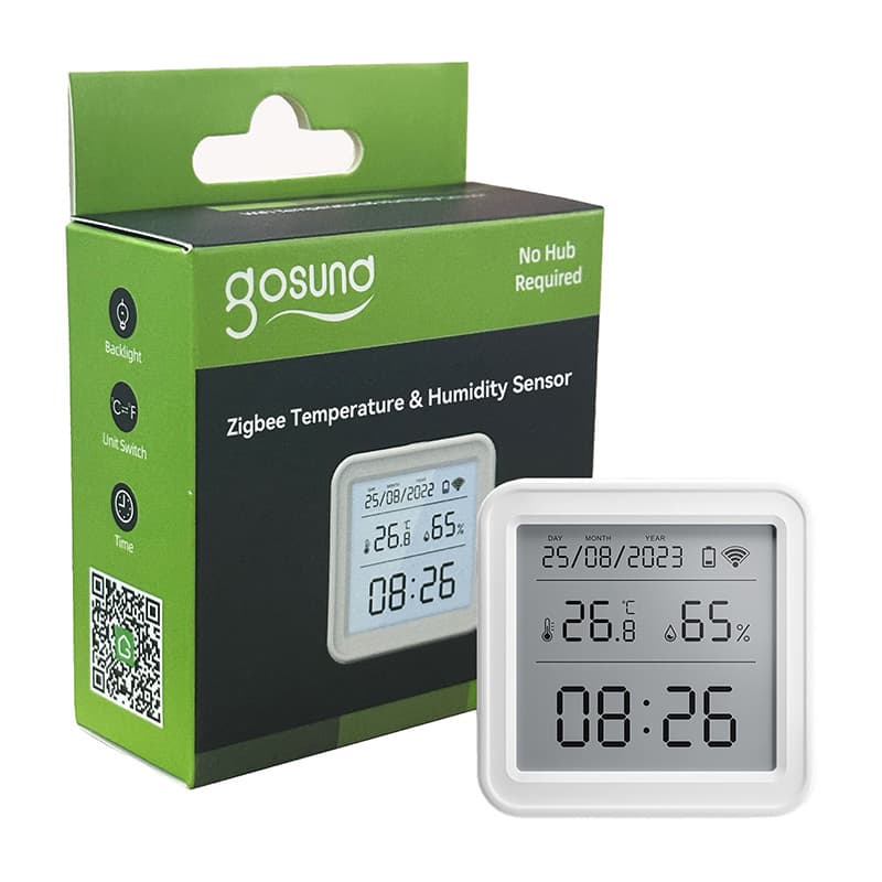 Zigbee senzor temperature in vlažnosti Gosund ST17 LCD (Tuya) 6