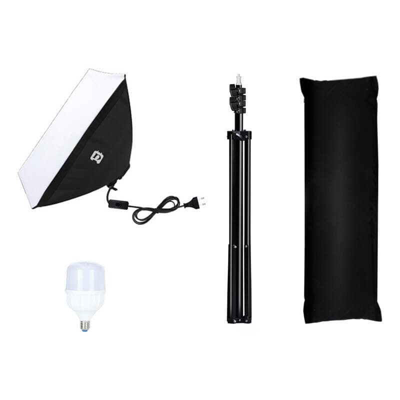Studio set Puluz LED softbox 50x70cm, stativ, 1x LED žarnica 3