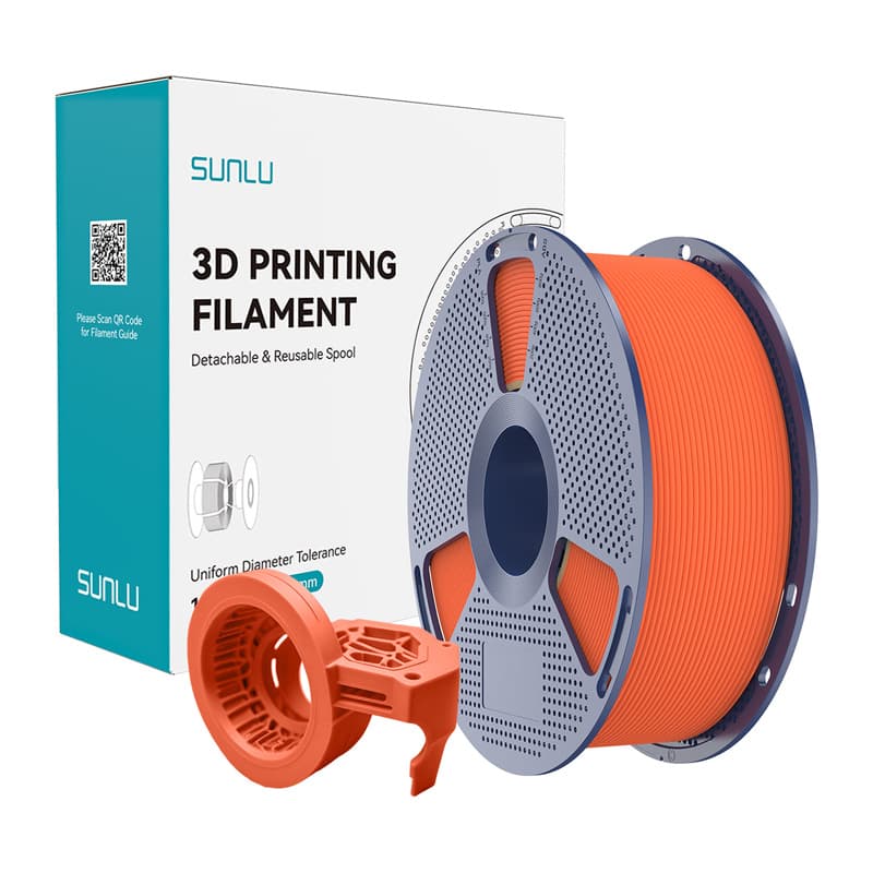 Sunlu PETG High-Speed Matte Filament (Oranžen)