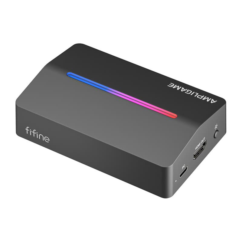 Fifine V3 HDMI v USB-A zajemna kartica (črna) 2